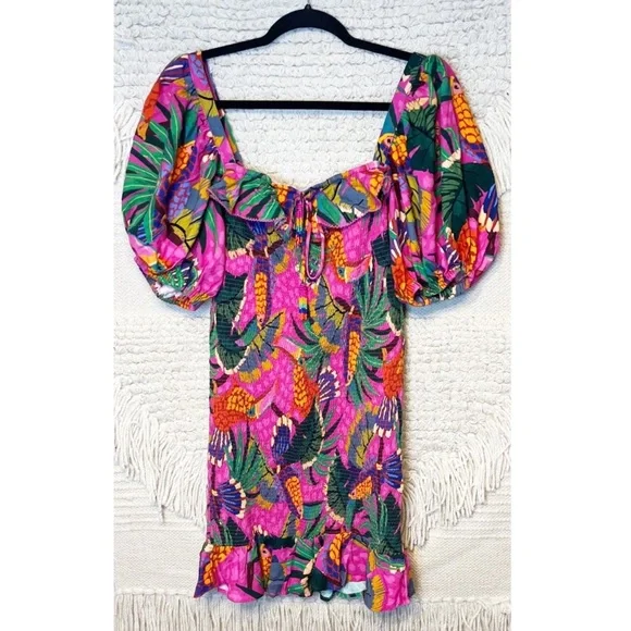 open lace back dress Farm Rio